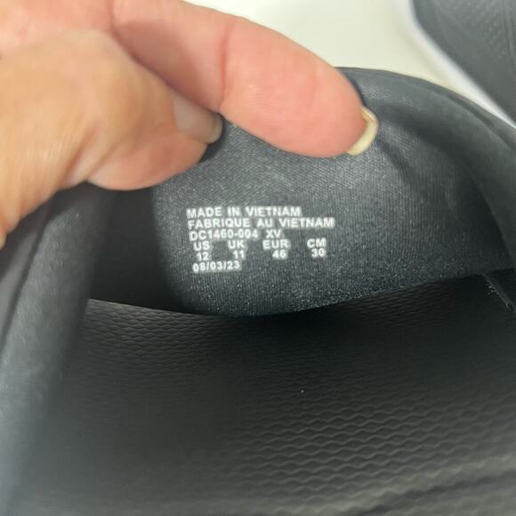 Nike Air Max Cirro DC1460 004 Slide Black Silver Sandals Slip On Mens Size 12 US - Picture 8 of 10